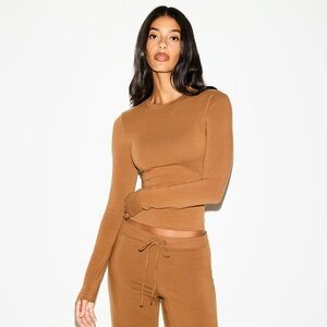 Skims Cotton Jersey Long Sleeve